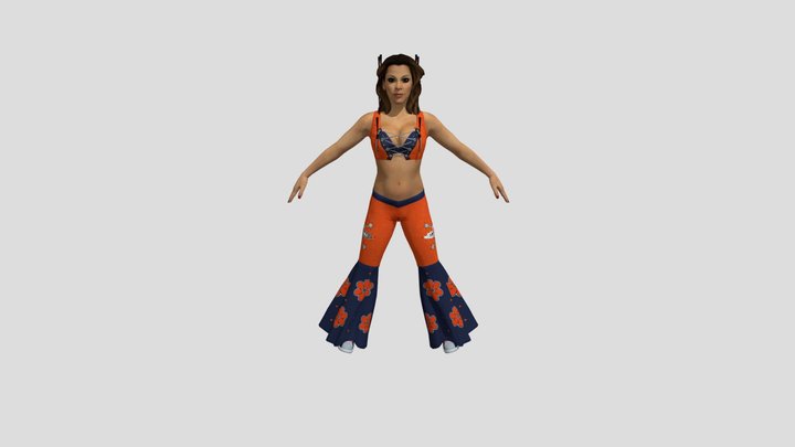 Lying Down 3D Model