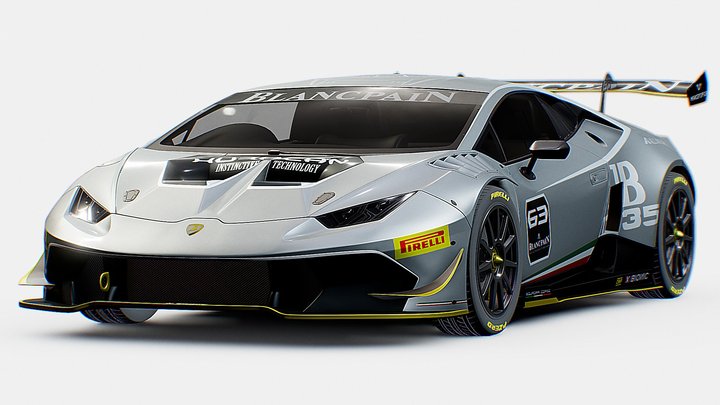 Lamborghini Huracán Trofeo | www.vecarz.com – Modello 3D gratuito STL