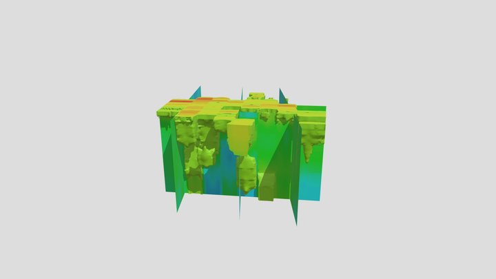场调电阻率 3D Model