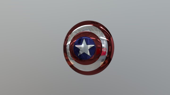 Cap's Shild 3D Model