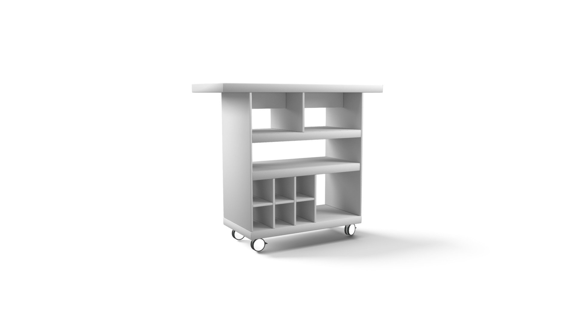 Bramante Kitchen Bar, White