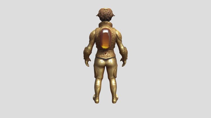 Amber Racer 3D Model