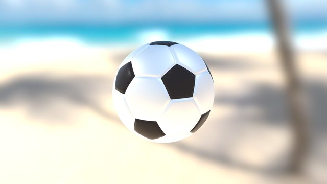 Football 3D Model