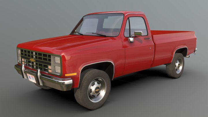 1984 Chevrolet C10 3D Model