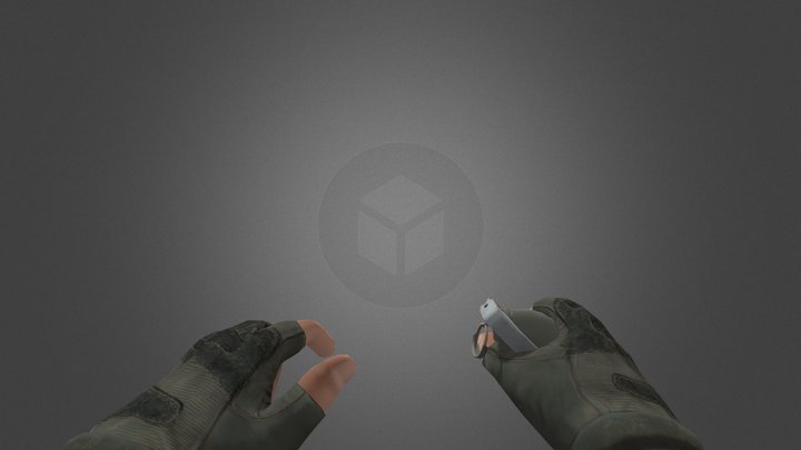 Grenade Animated 3D Model