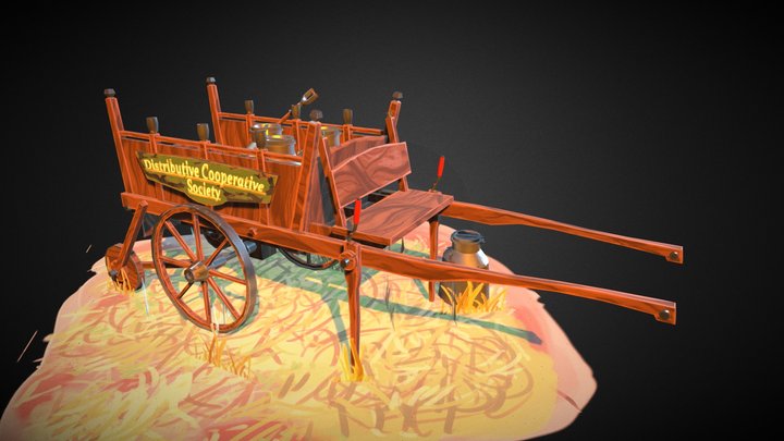 [Student Work] 30's Cart Concept - Ruffat Tibaud 3D Model