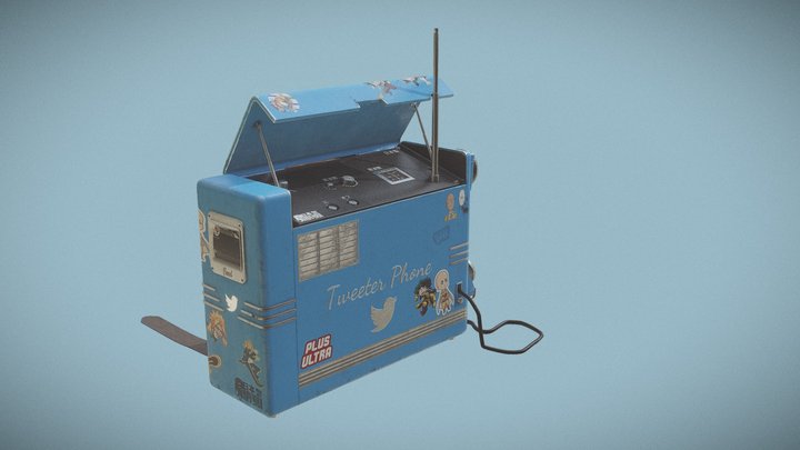 The Tweeter Phone 3D Model