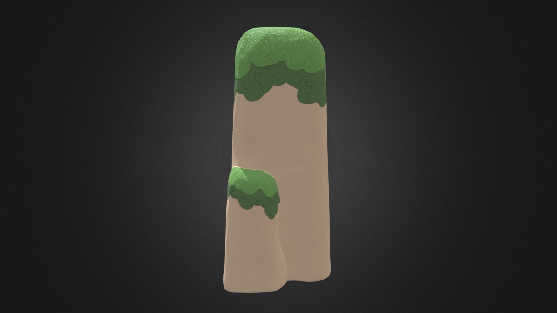 Tall Mossy Rocks - 3D model by Xillionno [e83104e] - Sketchfab