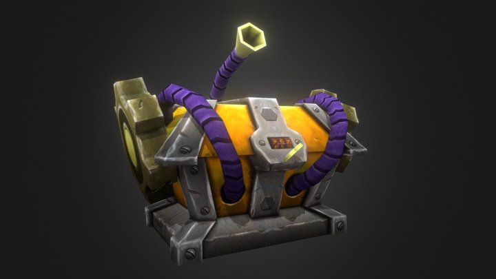 DAE Warchest - Gnome chest 3D Model