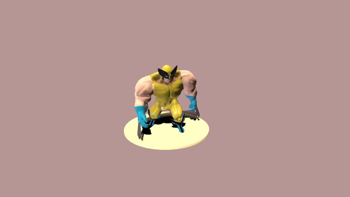 PoseWolverine 3D Model