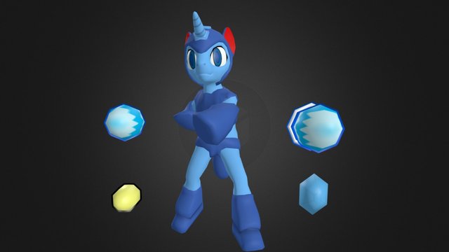 Megapony 3D Model