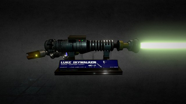 Luke's Lightaber 3D Model