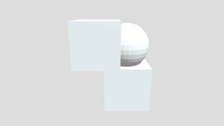skibidi toilet blender model! 3D Model