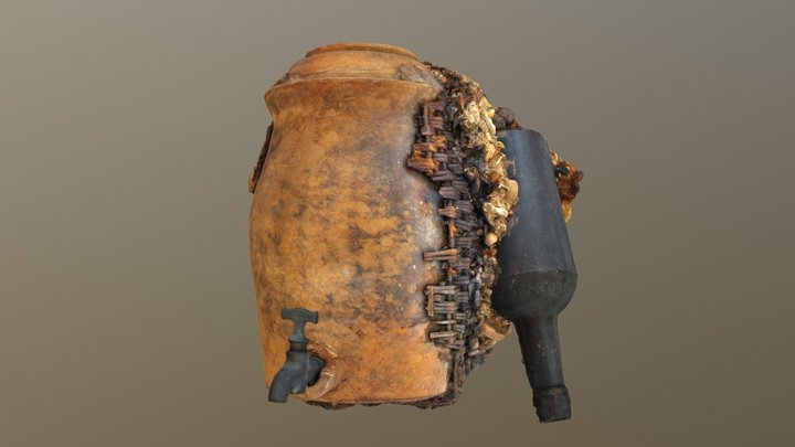 Water Filter Jar Final 3D Model