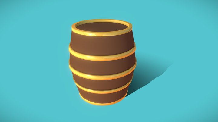 Barrel 3D Model