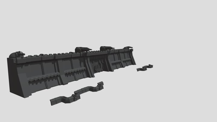 Gun Wall 6mm Epic 3D Model
