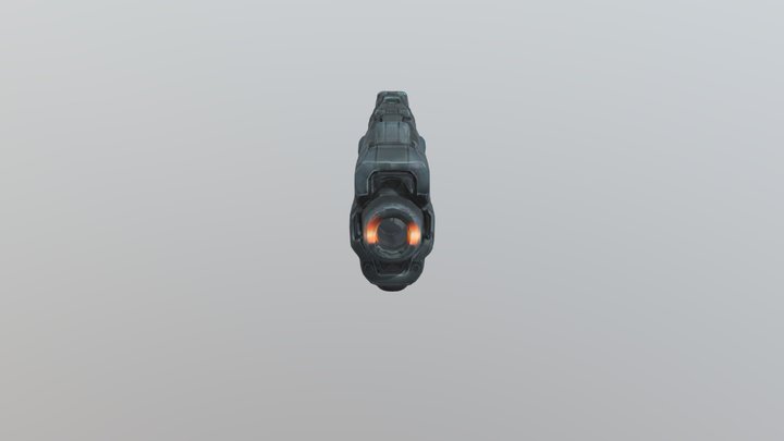 X-9 Pulse Laser Blaster | Sci-Fi Weapon Model – Modello 3D gratuito STL