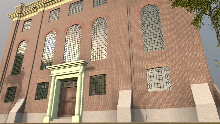 Portuguese Synagogue, Amsterdam, 1675 3D Model