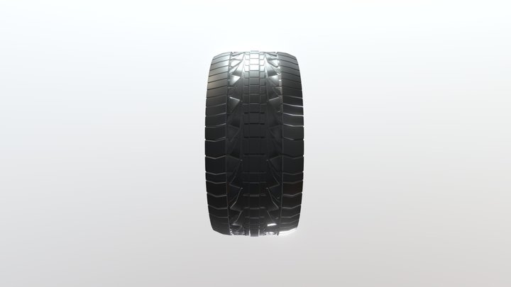 Sports Car Tire "Blender Sports Model" 3D Model