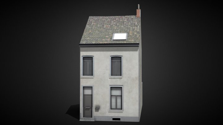 Terraced-house 3D models - Sketchfab