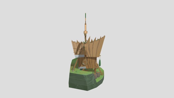 Viking house 3D Model