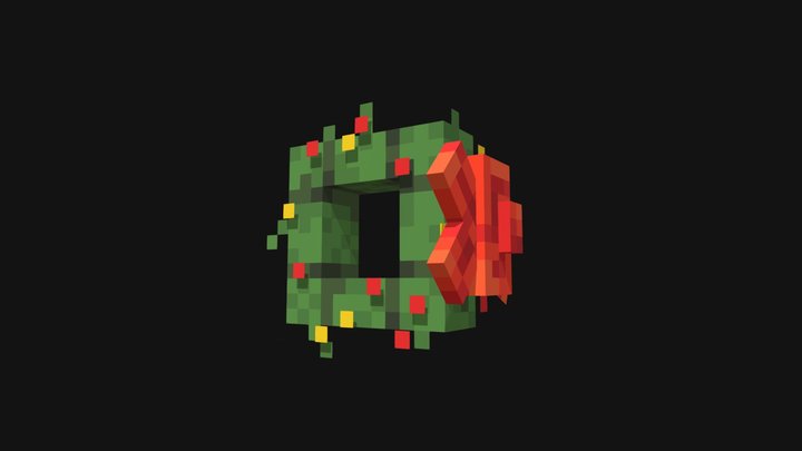 Christmas wreath 3D Model