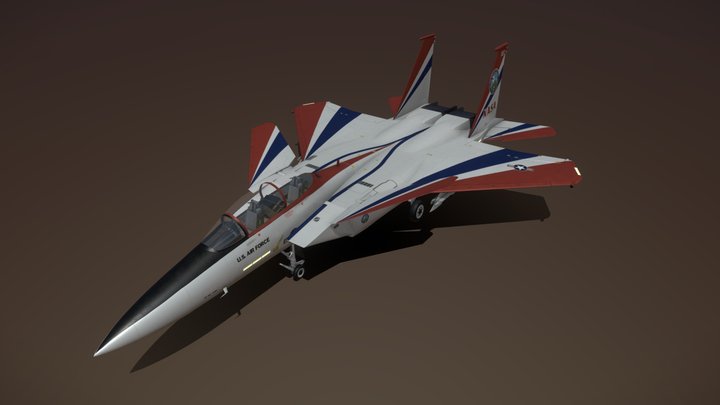 F-15 STOL/MTD 3D Model