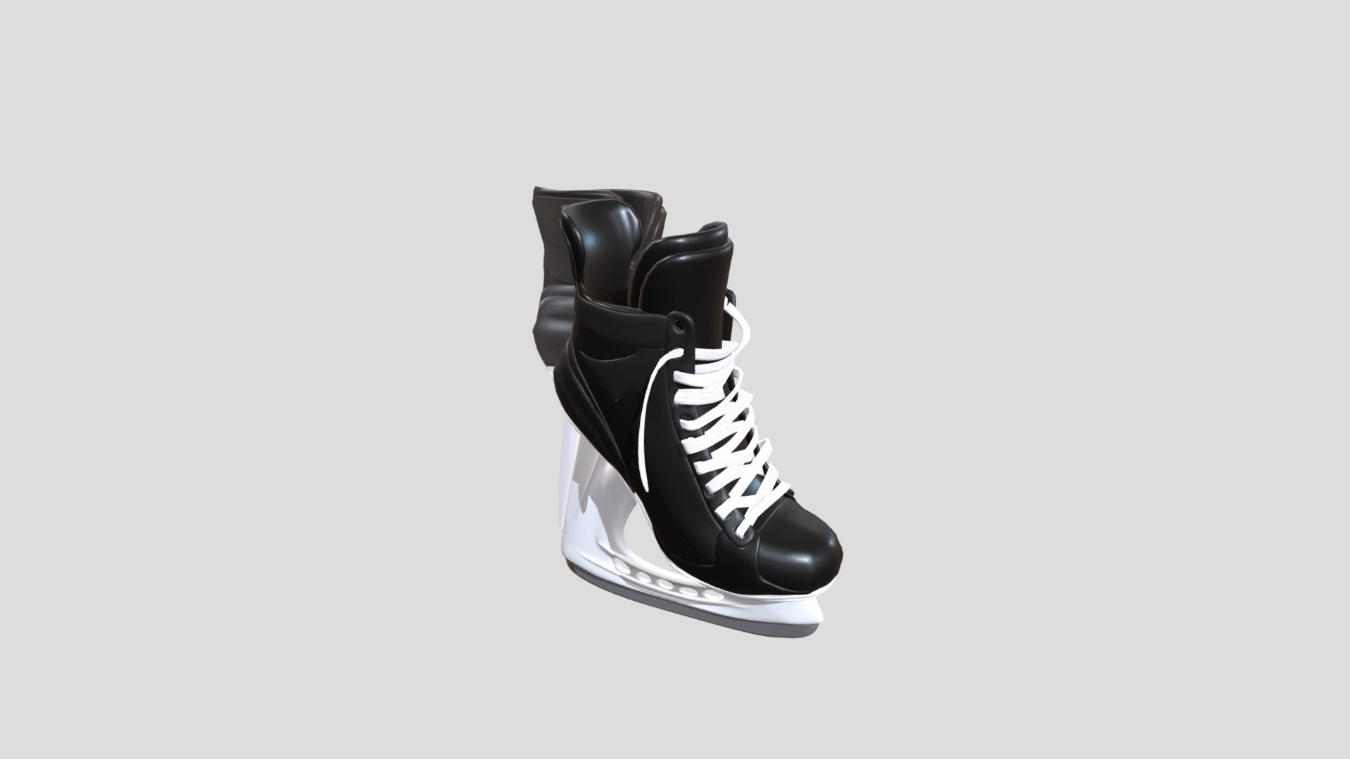 Hockey High Heel Skates 3D model by HKY [e838f85] Sketchfab