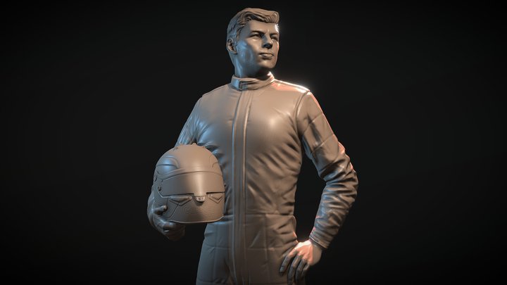 Max Verstappen 3D Model