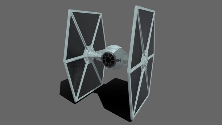 TIE Fighter 3D Model