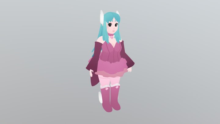 Peony - Healer Character 3D Model