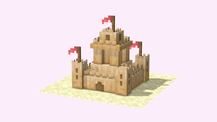 Sand Castle 3D Model