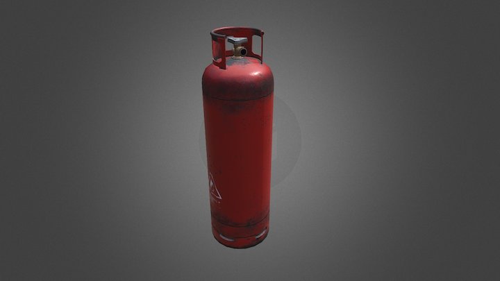 Propane Canister 3D Model