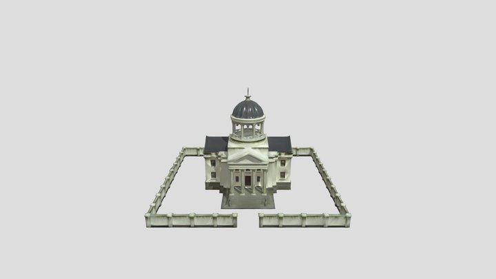 Dome of the Capitol Courtyard 3D Model