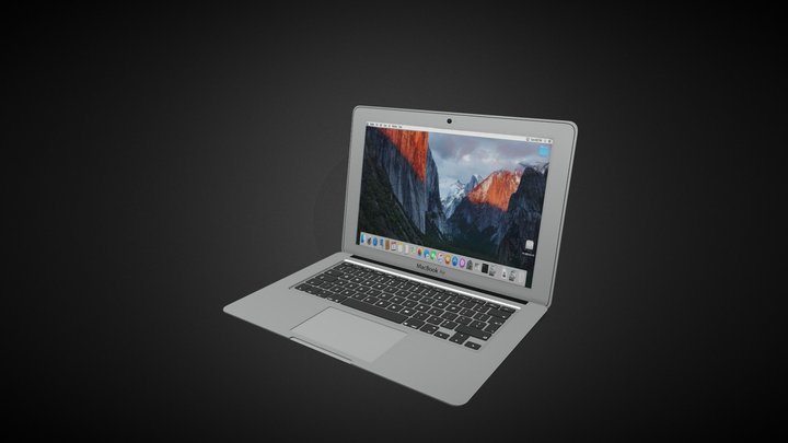 Macbook Air 2015 3D Model