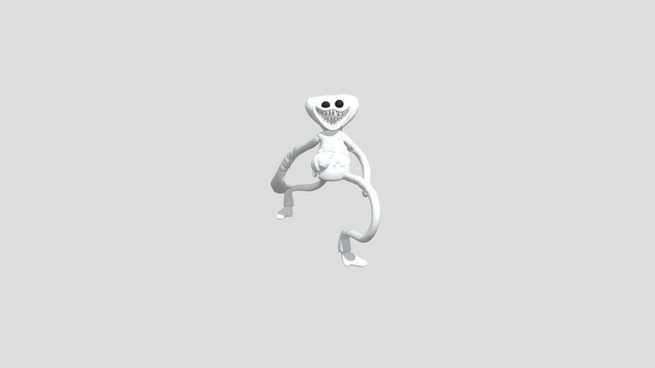 Withered Huggy Jumpscare 3D Model