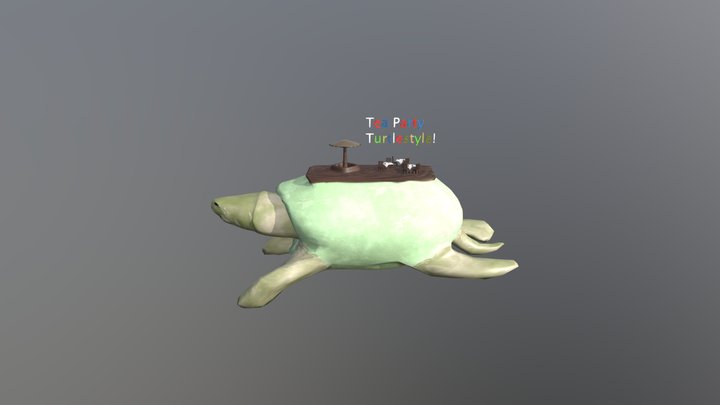Turtleparty 3D Model
