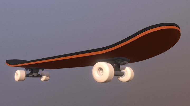 Skateboard - Highpoly 3D Model