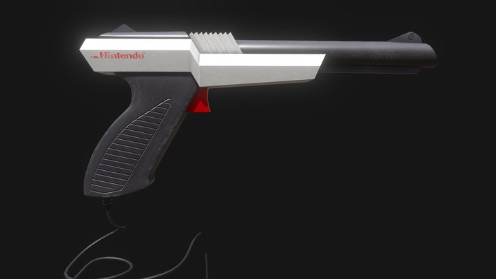 Nintendo NES Zapper 3D Model
