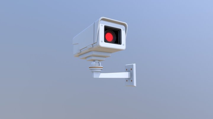 IP Security Camera 3D Model