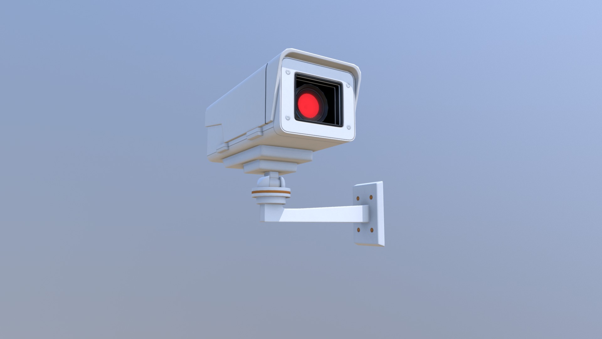 3D model IP Security Camera - This is a 3D model of the IP Security Camera. The 3D model is about a light on a pole.