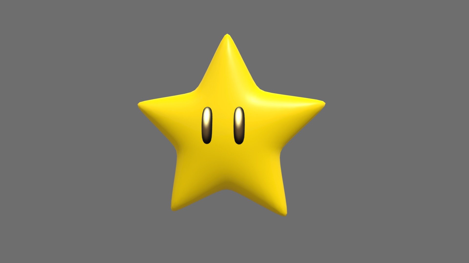 Mario Star - Buy Royalty Free 3D model by bariacg [e83ef20] - Sketchfab ...