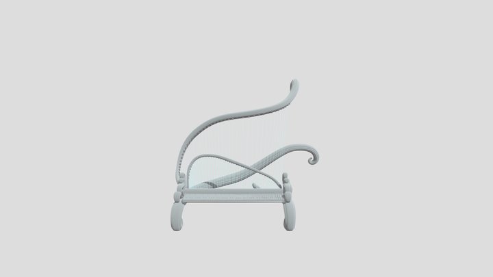 Glass piano 3D Model