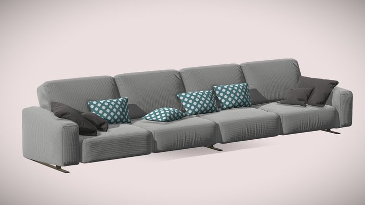 Modern Sofa,home furniture 3D Model