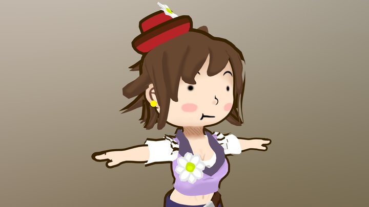 Bowsette 3D models - Sketchfab