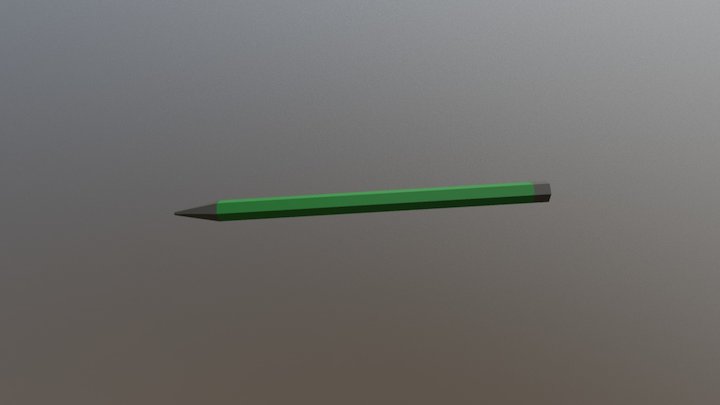 Pensil 2B 3D Model