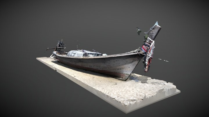 Thai Boat 3D Model