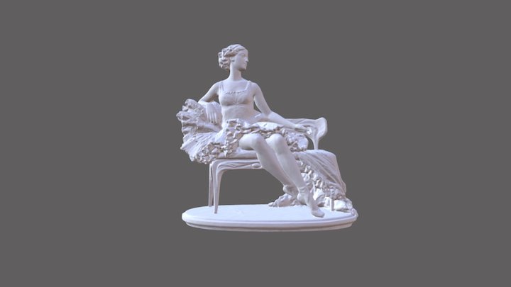 Скульптура "Балерина" 3D Model