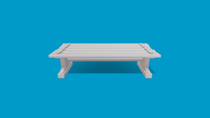 Medieval table 3D Model