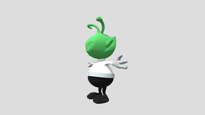 Cuerpo Marciano Completo 3D Model